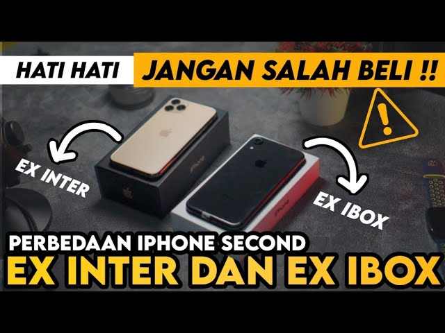 Iphone Ex Inter dan iBox Resmi